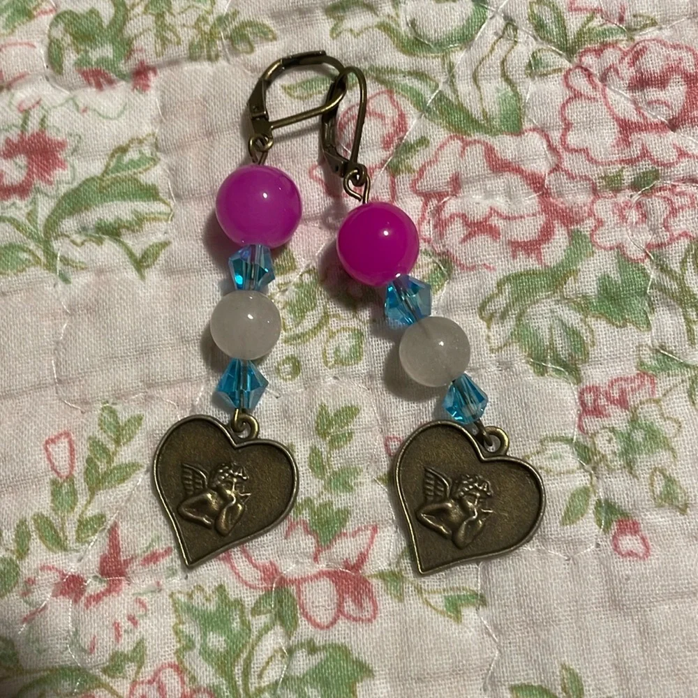 Homemade earrings - Picture 1 of 1